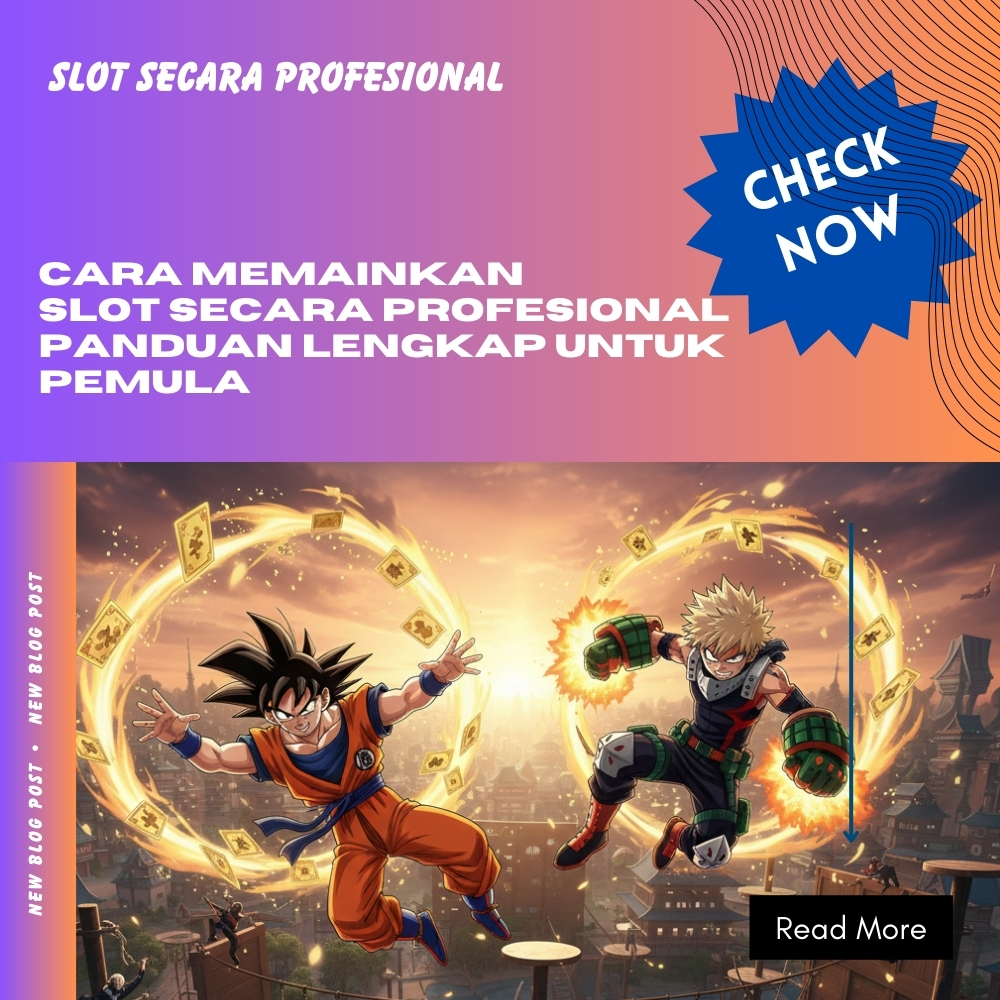 Cara Memainkan Slot Secara Profesional: Panduan Lengkap untuk Pemula